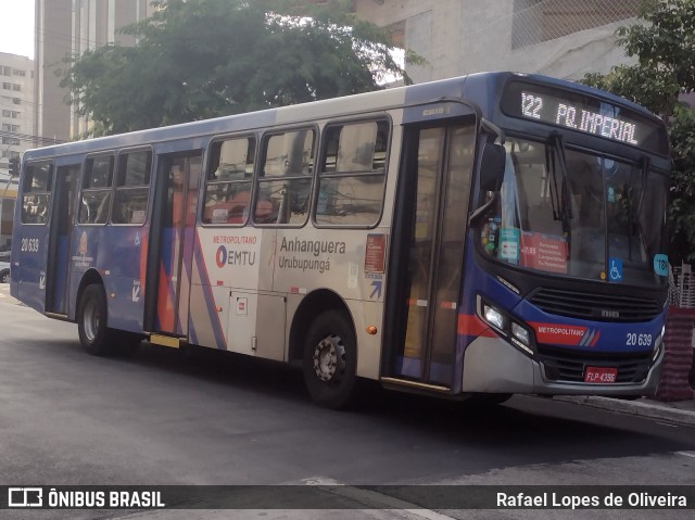 Auto Viação Urubupungá 20.639 na cidade de São Paulo, São Paulo, Brasil, por Rafael Lopes de Oliveira. ID da foto: 11817308.