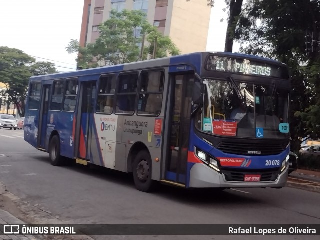 Auto Viação Urubupungá 20.078 na cidade de São Paulo, São Paulo, Brasil, por Rafael Lopes de Oliveira. Número da foto: #11819563.