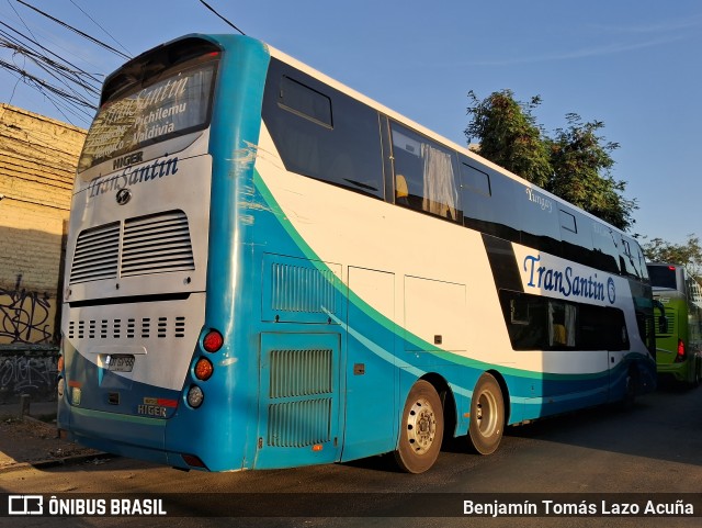 TranSantin JTGV66 na cidade de Estación Central, Santiago, Metropolitana de Santiago, Chile, por Benjamín Tomás Lazo Acuña. Número da foto: #11819277.
