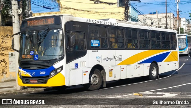Auto Viação Três Amigos C44530 na cidade de Rio de Janeiro, Rio de Janeiro, Brasil, por Guilherme Breda. Número da foto: #11816724.