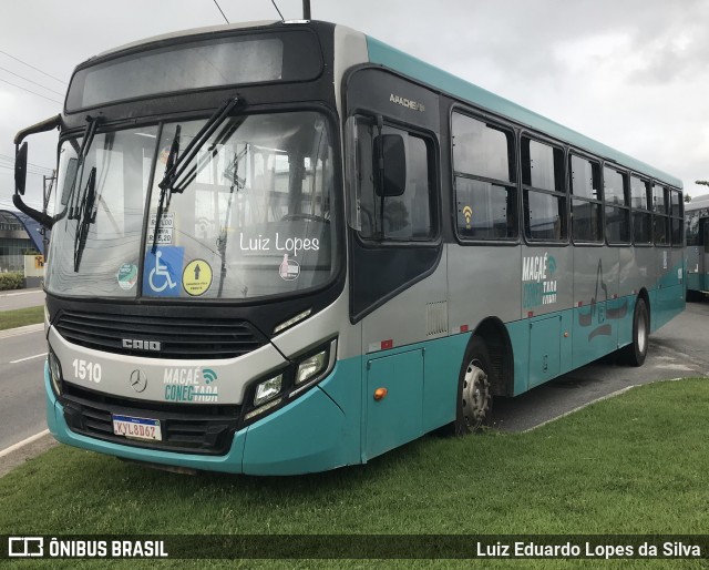 SIT Macaé Transportes 1510 na cidade de Macaé, Rio de Janeiro, Brasil, por Luiz Eduardo Lopes da Silva. ID da foto: 11817006.