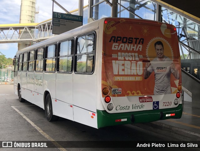 Empresa de Transportes Costa Verde 7220 na cidade de Lauro de Freitas, Bahia, Brasil, por André Pietro  Lima da Silva. ID da foto: 11817283.