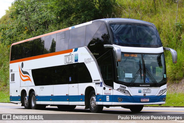 Expresso União 20069 na cidade de Barra do Piraí, Rio de Janeiro, Brasil, por Paulo Henrique Pereira Borges. Número da foto: #11818878.
