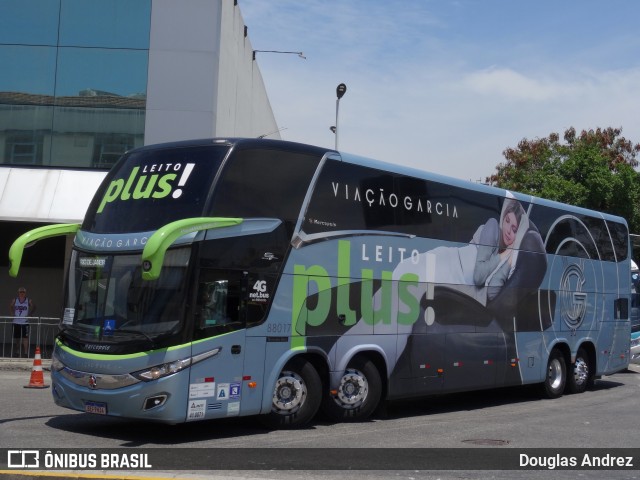 Viação Garcia 88017 na cidade de Rio de Janeiro, Rio de Janeiro, Brasil, por Douglas Andrez. ID da foto: 11818375.