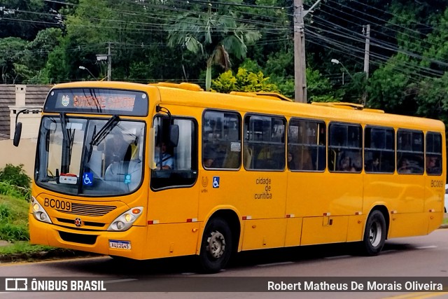 Transporte Coletivo Glória BC009 na cidade de Curitiba, Paraná, Brasil, por Robert Matheus De Morais Oliveira. ID da foto: 11817320.