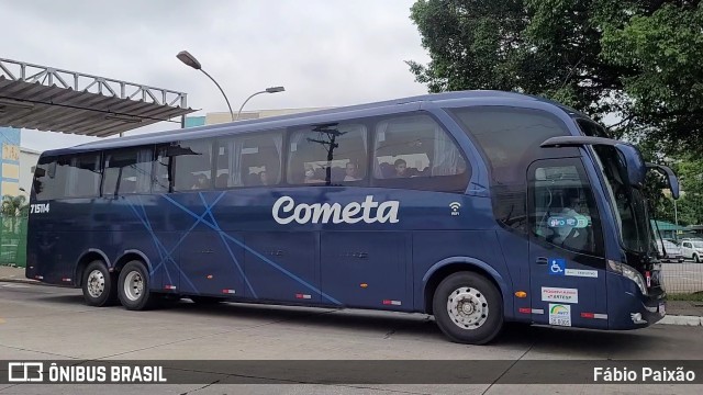 Viação Cometa 715114 na cidade de São Paulo, São Paulo, Brasil, por Fábio Paixão. Número da foto: #11816913.