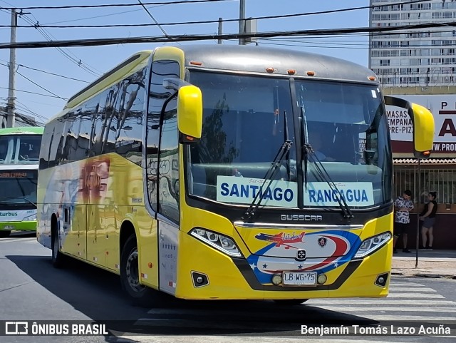 Jet Sur LBWG75 na cidade de Estación Central, Santiago, Metropolitana de Santiago, Chile, por Benjamín Tomás Lazo Acuña. Número da foto: #11819779.
