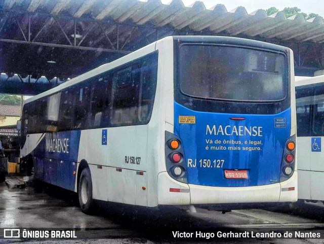 Rápido Macaense RJ 150.127 na cidade de Macaé, Rio de Janeiro, Brasil, por Victor Hugo Gerhardt Leandro de Nantes. ID da foto: 11816669.