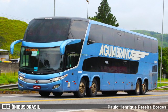 Viação Águia Branca 50120 na cidade de Barra do Piraí, Rio de Janeiro, Brasil, por Paulo Henrique Pereira Borges. Número da foto: #11818866.