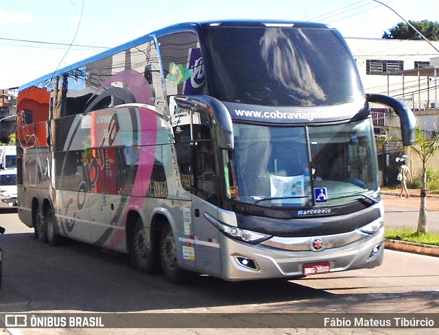 Cobra Viagens e Turismo 9000 na cidade de Três Corações, Minas Gerais, Brasil, por Fábio Mateus Tibúrcio. ID da foto: 11817929.