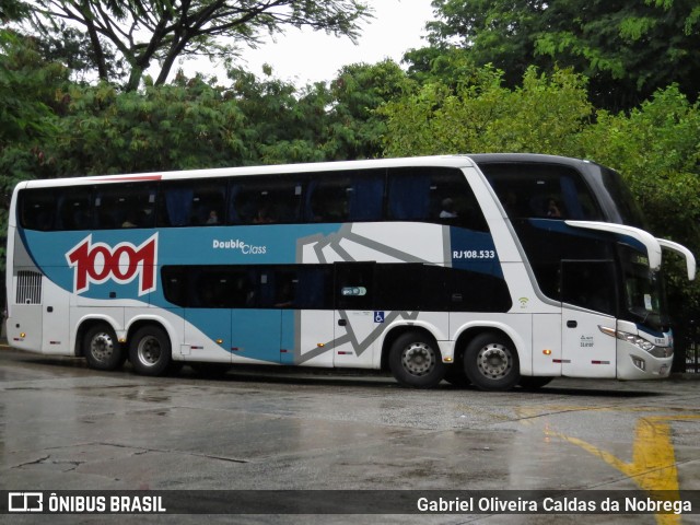 Auto Viação 1001 RJ 108.533 na cidade de São Paulo, São Paulo, Brasil, por Gabriel Oliveira Caldas da Nobrega. ID da foto: 11816790.