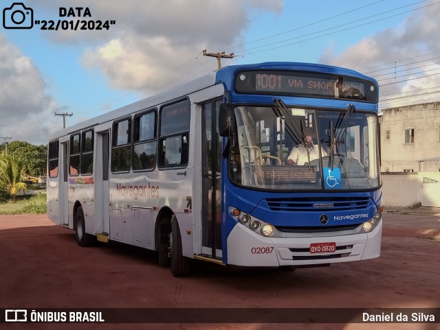 Consórcio Navegantes - 02 > Viação São Jorge > Transurb Transporte Urbano 02087 na cidade de João Pessoa, Paraíba, Brasil, por Daniel da Silva. Número da foto: #11816901.