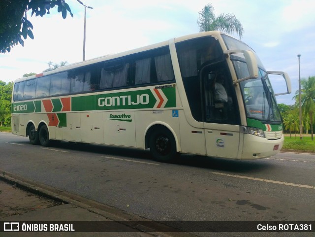 Empresa Gontijo de Transportes 21020 na cidade de Ipatinga, Minas Gerais, Brasil, por Celso ROTA381. Número da foto: #11818772.