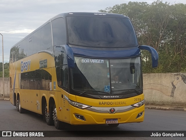 Rápido Federal 20350 na cidade de Barreiras, Bahia, Brasil, por João Gonçalves. Número da foto: #11817970.