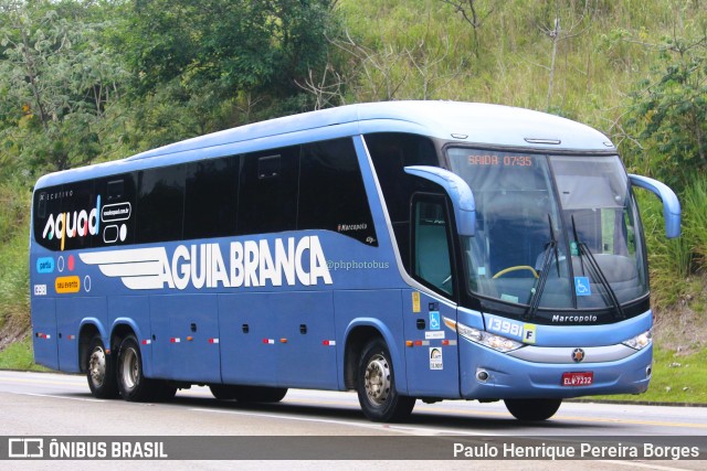 Viação Águia Branca 13981 na cidade de Barra do Piraí, Rio de Janeiro, Brasil, por Paulo Henrique Pereira Borges. Número da foto: #11818885.