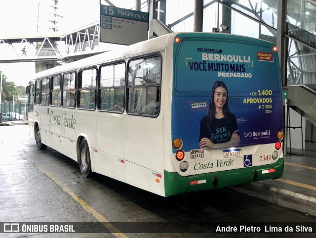 Empresa de Transportes Costa Verde 7349 na cidade de Lauro de Freitas, Bahia, Brasil, por André Pietro  Lima da Silva. Número da foto: #11817285.