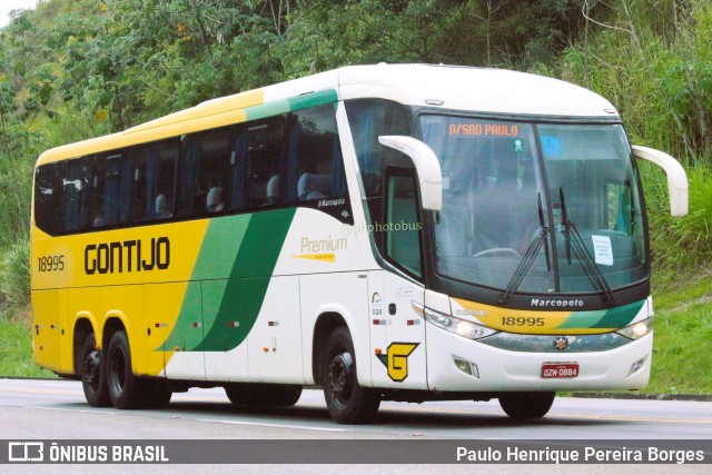 Empresa Gontijo de Transportes 18995 na cidade de Barra do Piraí, Rio de Janeiro, Brasil, por Paulo Henrique Pereira Borges. Número da foto: #11818895.