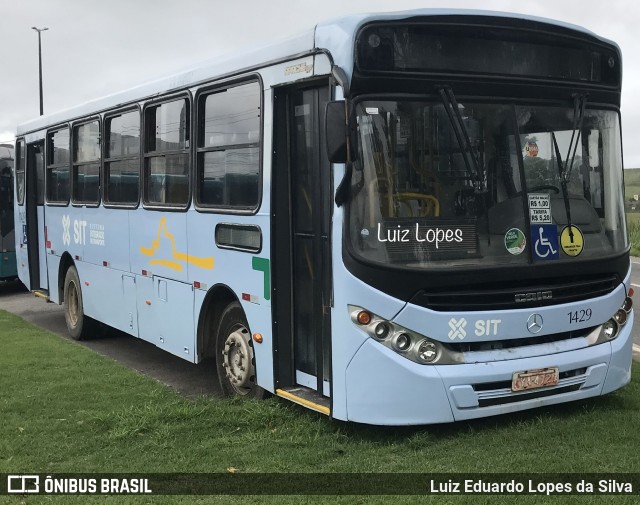 SIT Macaé Transportes 1429 na cidade de Macaé, Rio de Janeiro, Brasil, por Luiz Eduardo Lopes da Silva. ID da foto: 11816991.