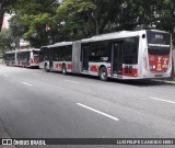 Viação Metrópole Paulista - Zona Sul 7 3937 na cidade de São Paulo, São Paulo, Brasil, por LUIS FELIPE CANDIDO NERI. ID da foto: :id.