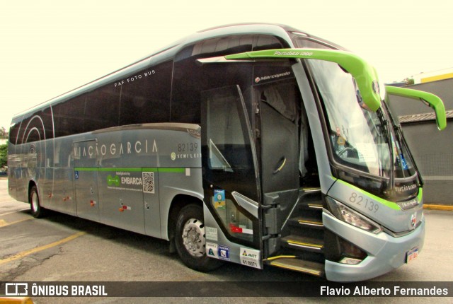 Viação Garcia 82139 na cidade de Sorocaba, São Paulo, Brasil, por Flavio Alberto Fernandes. ID da foto: 11821039.