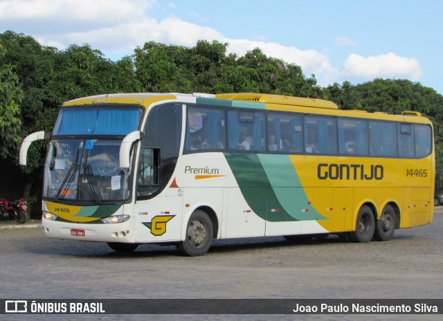 Empresa Gontijo de Transportes 14465 na cidade de Vitória da Conquista, Bahia, Brasil, por Joao Paulo Nascimento Silva. ID da foto: 11822487.