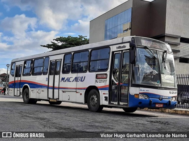 Transportadora Macabu RJ 221.017 na cidade de Macaé, Rio de Janeiro, Brasil, por Victor Hugo Gerhardt Leandro de Nantes. Número da foto: #11819997.