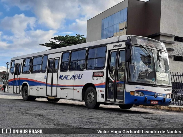 Transportadora Macabu RJ 221.017 na cidade de Macaé, Rio de Janeiro, Brasil, por Victor Hugo Gerhardt Leandro de Nantes. ID da foto: 11819997.