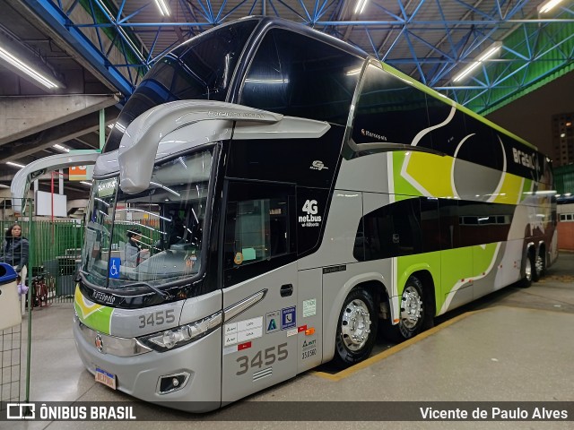 Brasil Sul Linhas Rodoviárias 3455 na cidade de São Paulo, São Paulo, Brasil, por Vicente de Paulo Alves. Número da foto: #11820116.