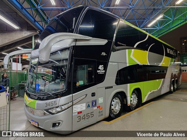 Brasil Sul Linhas Rodoviárias 3455 na cidade de São Paulo, São Paulo, Brasil, por Vicente de Paulo Alves. ID da foto: 11820116.