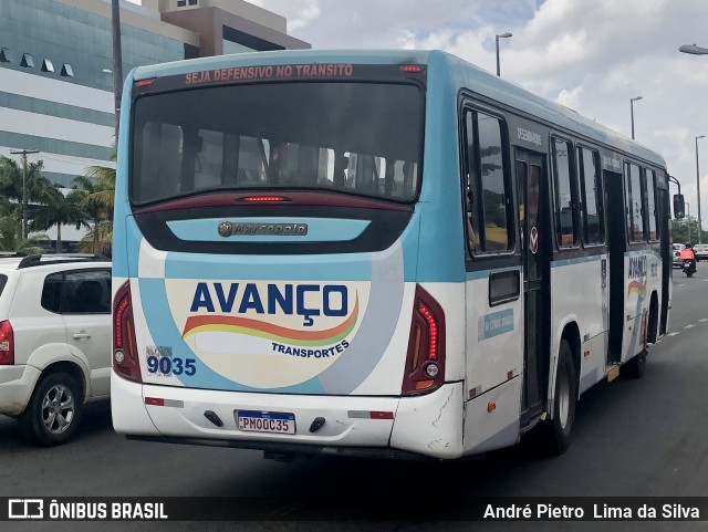 Avanço Transportes 9035 na cidade de Lauro de Freitas, Bahia, Brasil, por André Pietro  Lima da Silva. Número da foto: #11820022.