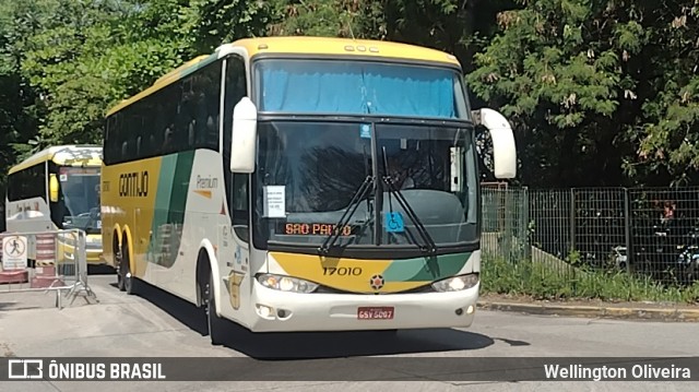 Empresa Gontijo de Transportes 17010 na cidade de São Paulo, São Paulo, Brasil, por Wellington Oliveira. ID da foto: 11822093.