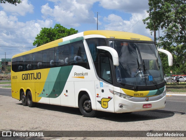 Empresa Gontijo de Transportes 18535 na cidade de Teresina, Piauí, Brasil, por Glauber Medeiros. ID da foto: 11821679.