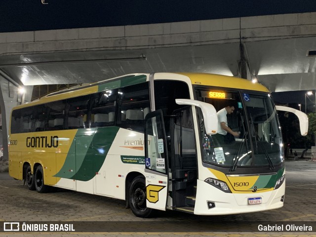 Empresa Gontijo de Transportes 15010 na cidade de Belo Horizonte, Minas Gerais, Brasil, por Gabriel Oliveira. ID da foto: 11823530.