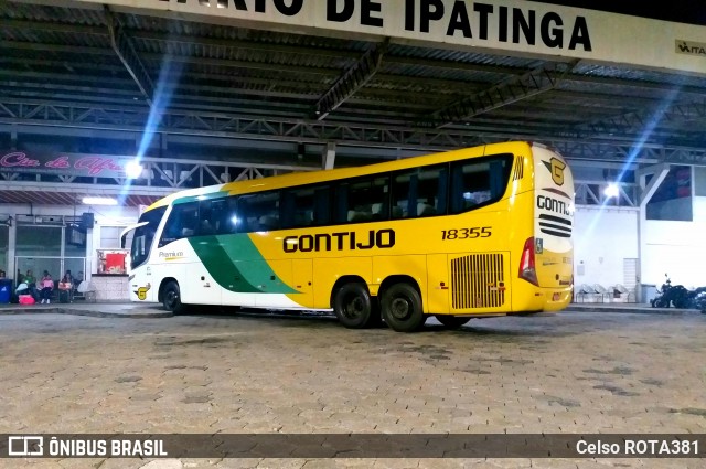 Empresa Gontijo de Transportes 18355 na cidade de Ipatinga, Minas Gerais, Brasil, por Celso ROTA381. ID da foto: 11820420.