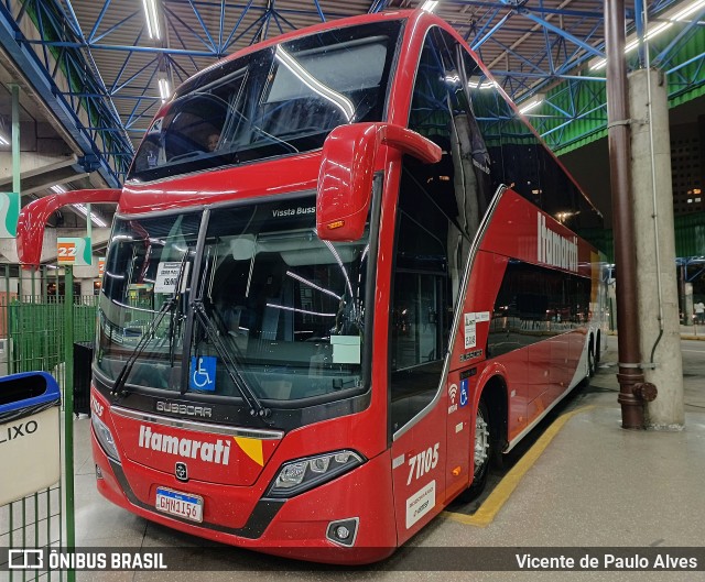 Expresso Itamarati 71105 na cidade de São Paulo, São Paulo, Brasil, por Vicente de Paulo Alves. ID da foto: 11823513.