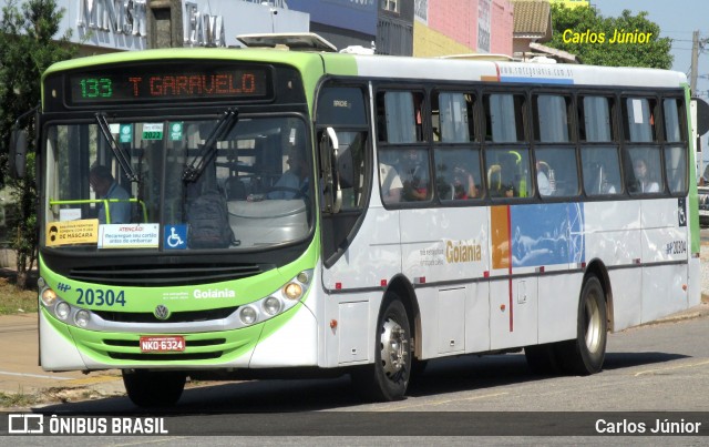HP Transportes Coletivos 20304 na cidade de Aparecida de Goiânia, Goiás, Brasil, por Carlos Júnior. Número da foto: #11822458.