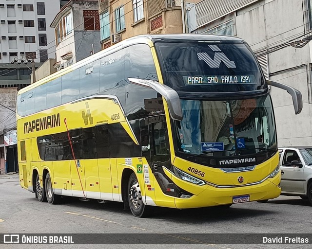 Viação Nova Itapemirim 40856 na cidade de Barra Mansa, Rio de Janeiro, Brasil, por David Freitas. ID da foto: 11819940.