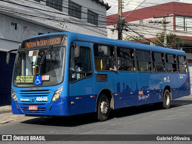 Viação Euclásio 40648 na cidade de Belo Horizonte, Minas Gerais, Brasil, por Gabriel Oliveira. ID da foto: 11823574.