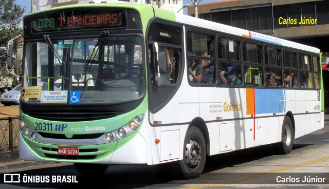 HP Transportes Coletivos 20311 na cidade de Goiânia, Goiás, Brasil, por Carlos Júnior. Número da foto: #11822616.
