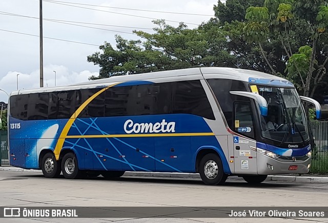 Viação Cometa 13115 na cidade de São Paulo, São Paulo, Brasil, por José Vitor Oliveira Soares. ID da foto: 11819888.