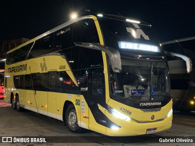 Viação Nova Itapemirim 40266 na cidade de Belo Horizonte, Minas Gerais, Brasil, por Gabriel Oliveira. Número da foto: #11823472.
