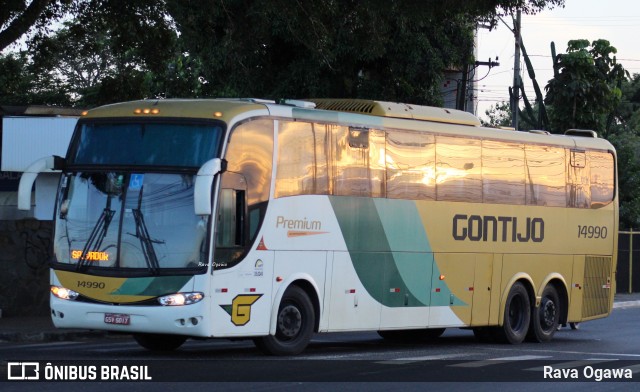 Empresa Gontijo de Transportes 14990 na cidade de Vitória da Conquista, Bahia, Brasil, por Rava Ogawa. ID da foto: 11821160.