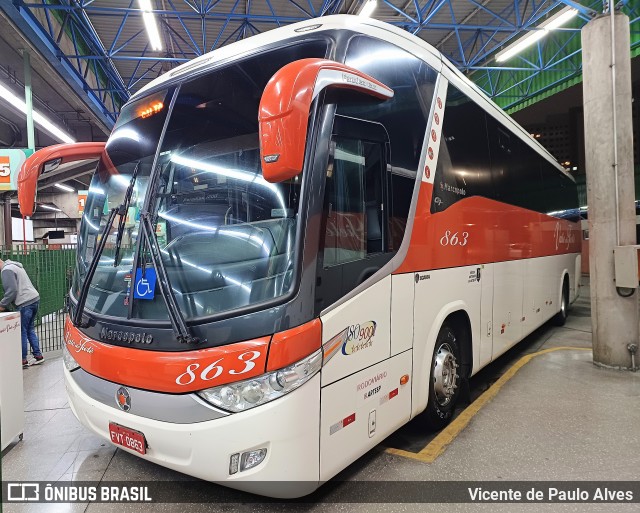 Viação Vale do Tietê 863 na cidade de São Paulo, São Paulo, Brasil, por Vicente de Paulo Alves. Número da foto: #11823522.