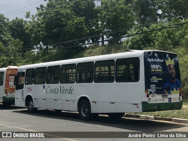 Empresa de Transportes Costa Verde 7354 na cidade de Lauro de Freitas, Bahia, Brasil, por André Pietro  Lima da Silva. Número da foto: #11820007.