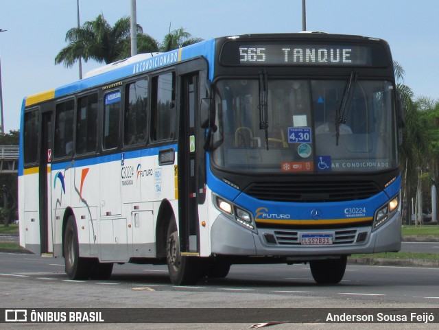 Transportes Futuro C30224 na cidade de Rio de Janeiro, Rio de Janeiro, Brasil, por Anderson Sousa Feijó. ID da foto: 11823233.