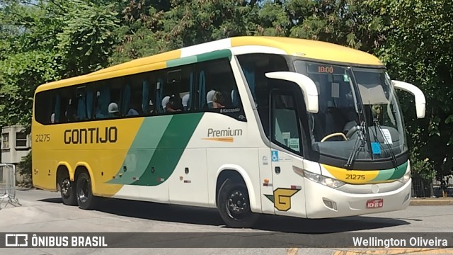 Empresa Gontijo de Transportes 21275 na cidade de São Paulo, São Paulo, Brasil, por Wellington Oliveira. ID da foto: 11822083.