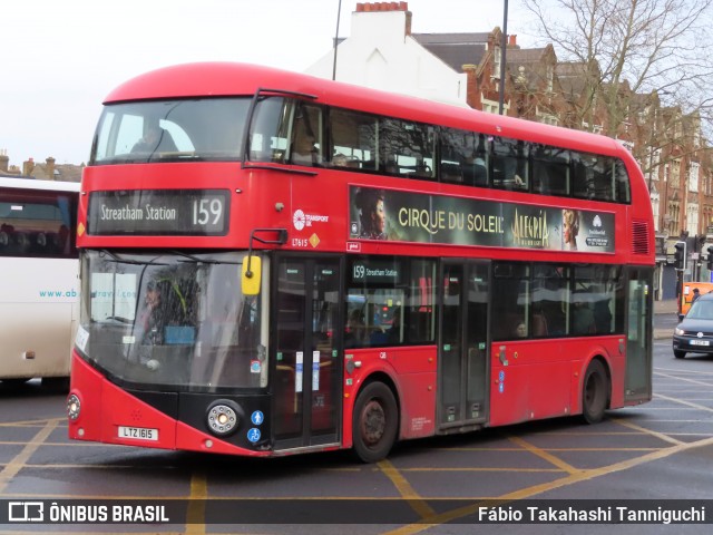 Abellio London Bus Company LT615 na cidade de London, Greater London, Inglaterra, por Fábio Takahashi Tanniguchi. Número da foto: #11821889.