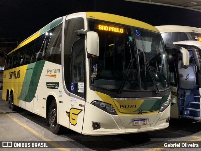 Empresa Gontijo de Transportes 15070 na cidade de Belo Horizonte, Minas Gerais, Brasil, por Gabriel Oliveira. ID da foto: 11823682.