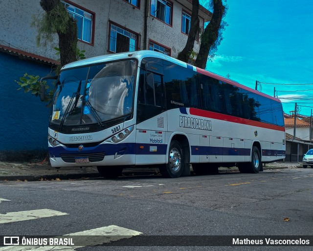 Viação Piracicabana 5007 na cidade de Santos, São Paulo, Brasil, por Matheus Vasconcelos. Número da foto: #11824103.