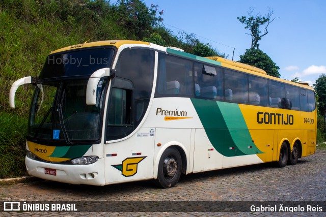 Empresa Gontijo de Transportes 14400 na cidade de João Monlevade, Minas Gerais, Brasil, por Gabriel Ângelo Reis. ID da foto: 11826085.